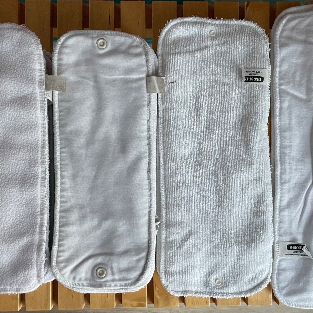 Stoffwindel Starter Set Thirsties - 5 Überhosen und 9 Duo-Einlagen