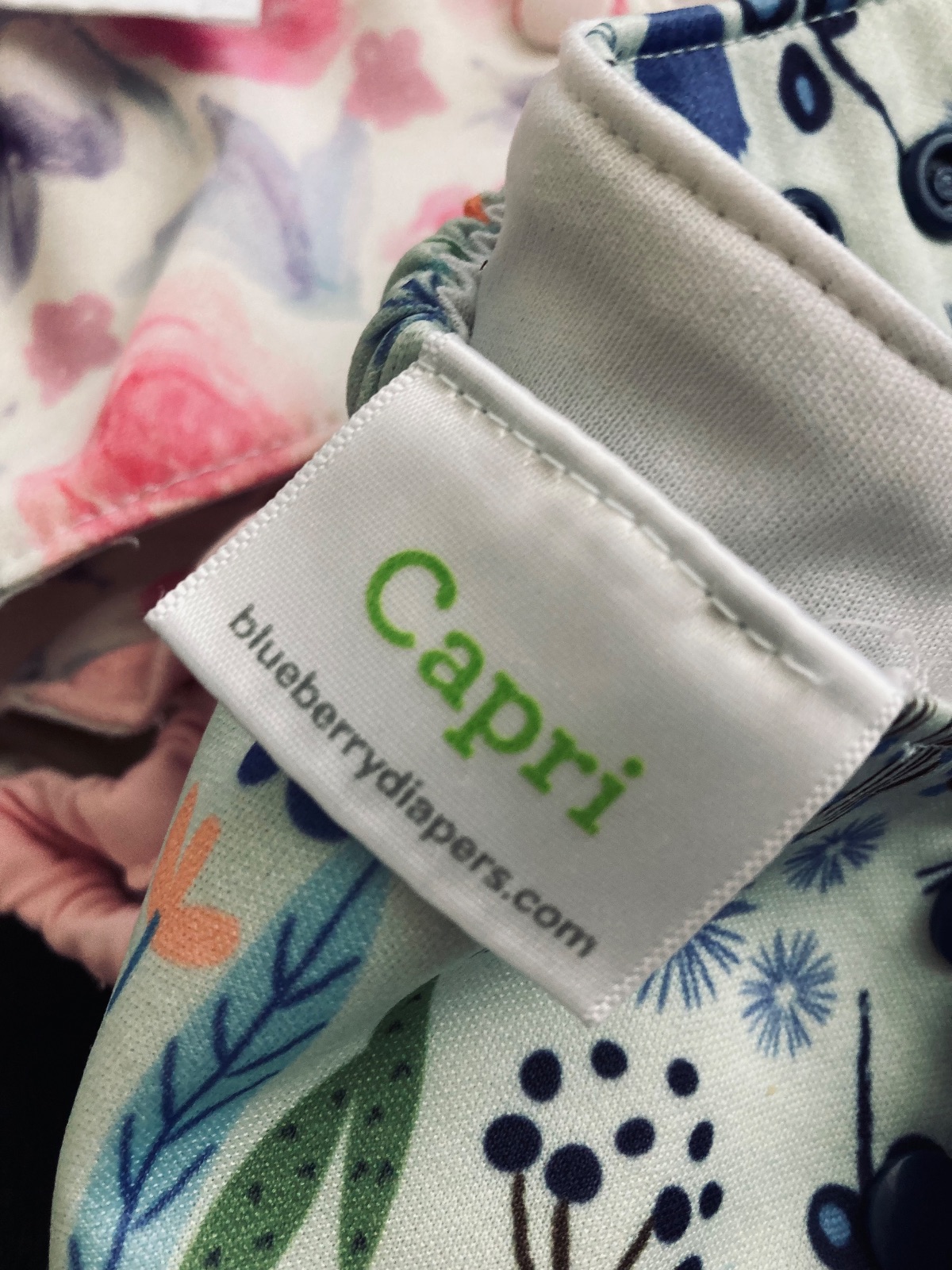 9 Blueberry Capri Überhose mit Druckknöpfen One Size
