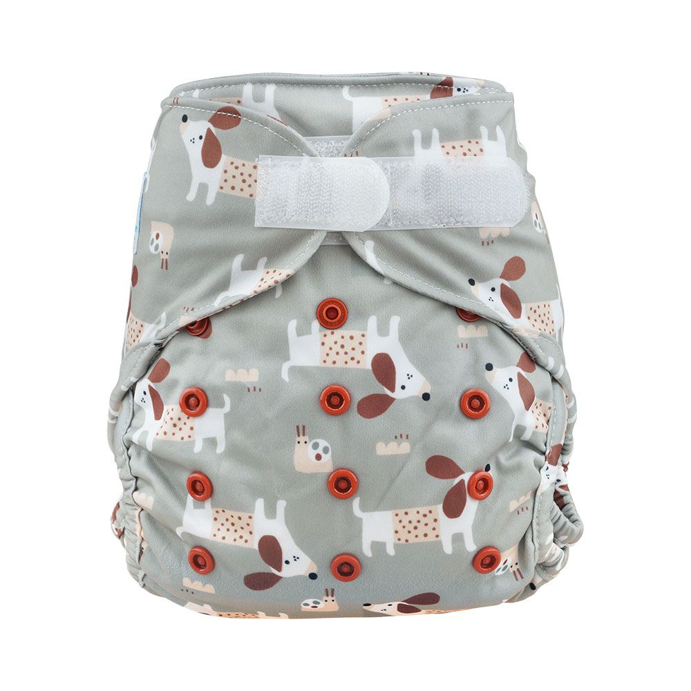 Blümchen Überhose One Size mit Klettverschluss
