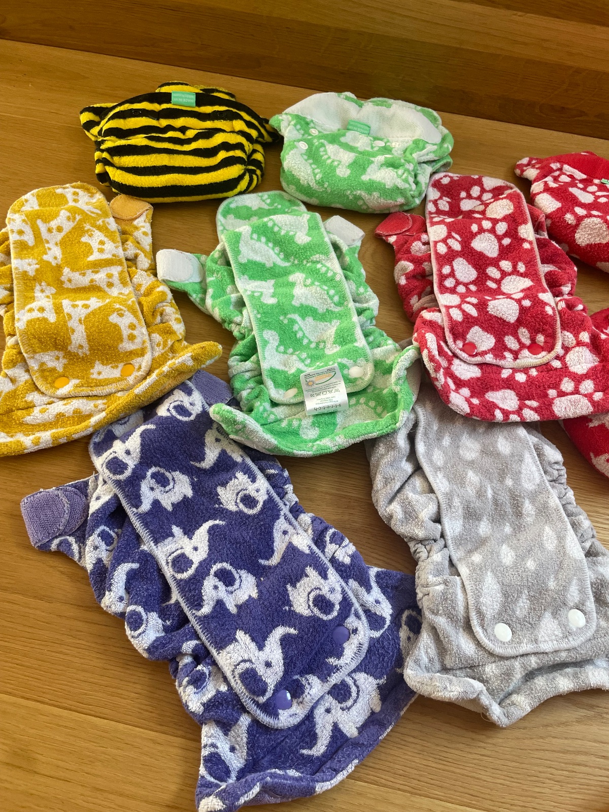 10x Bamboozle Höschenwindel und 5x PeeNut wrap Set
