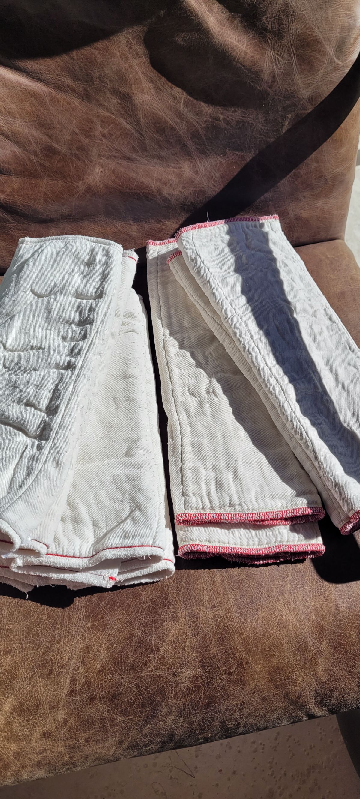 9 Prefolds rot zu verkaufen