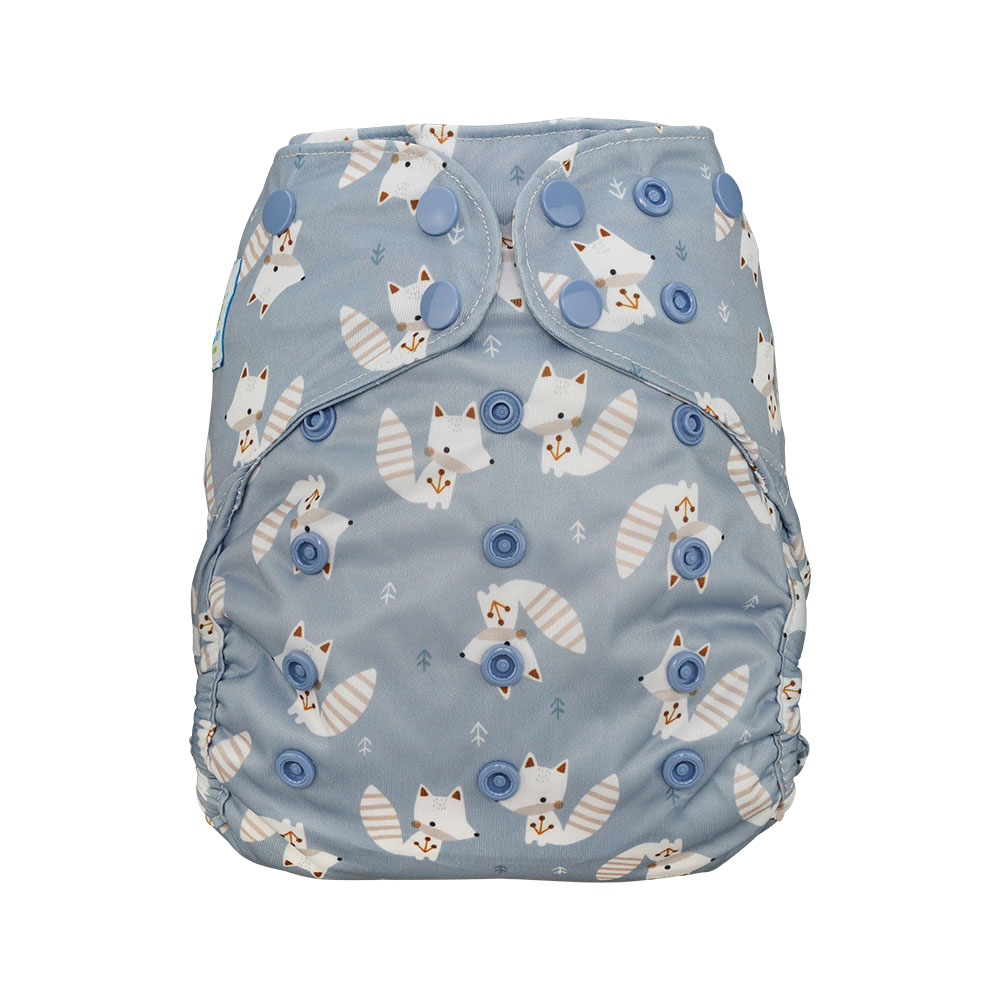 Blümchen Überhose One Size mit Druckknöpfen