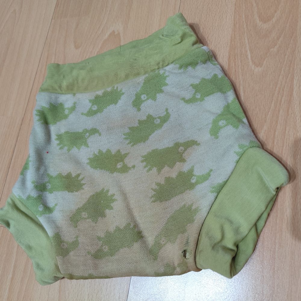 emilino Schlupfüberhose aus Wolle, Wollüberhose Gr. 80-86