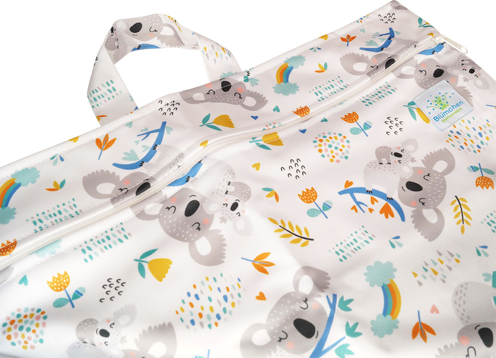 Blümchen hängender Windelsack Gr. XL