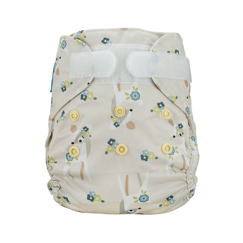 Blümchen Überhose Newborn mit Klettverschluss