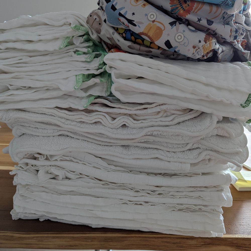 Großes, gut gepflegtes Stoffwindelpaket