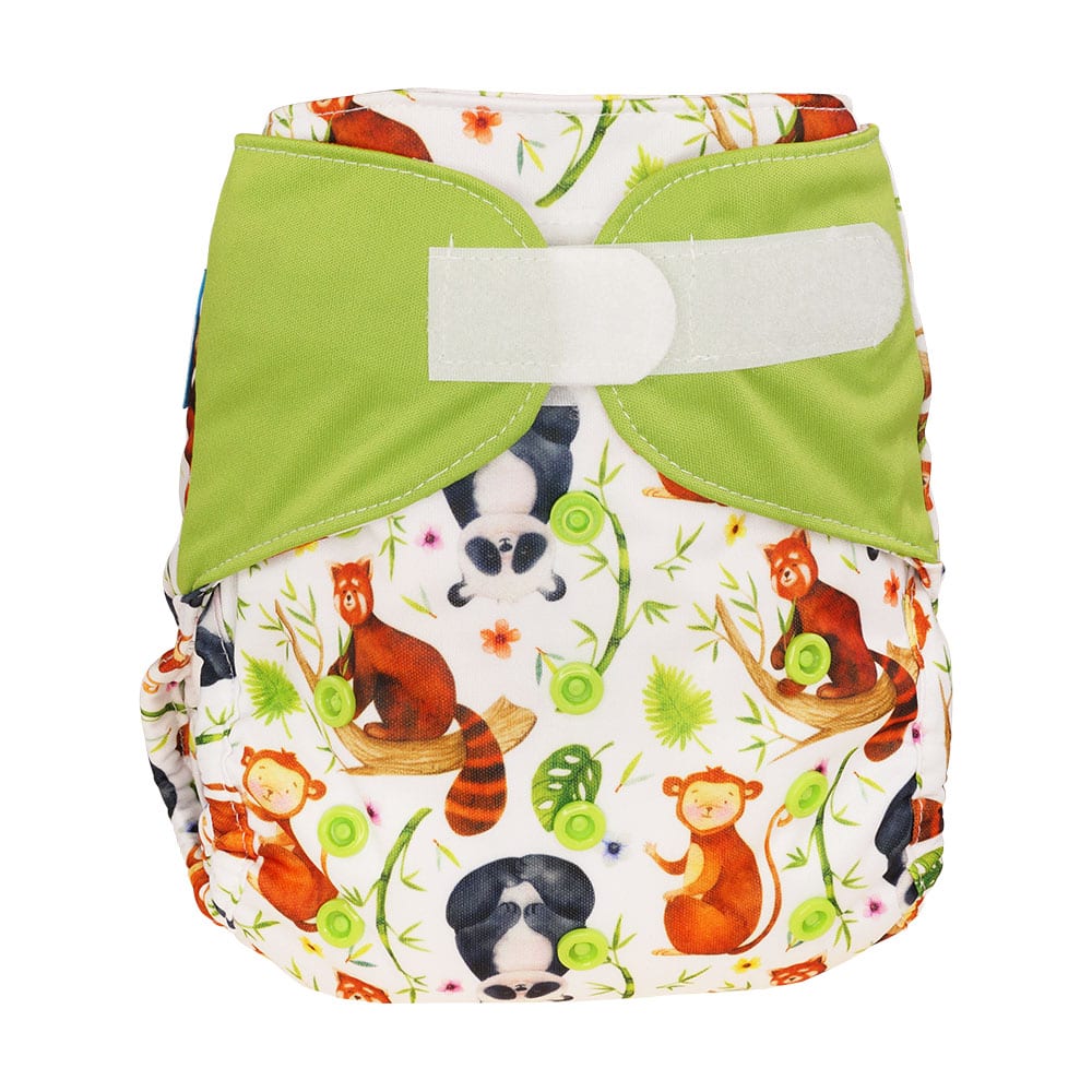 Blümchen Überhose One Size mit Klettverschluss