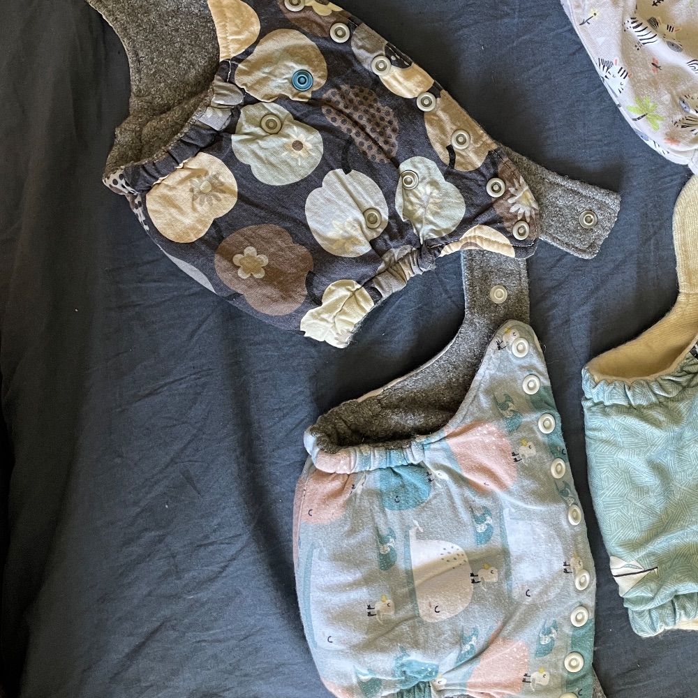 Woll-Snap-Windeln Newbornset