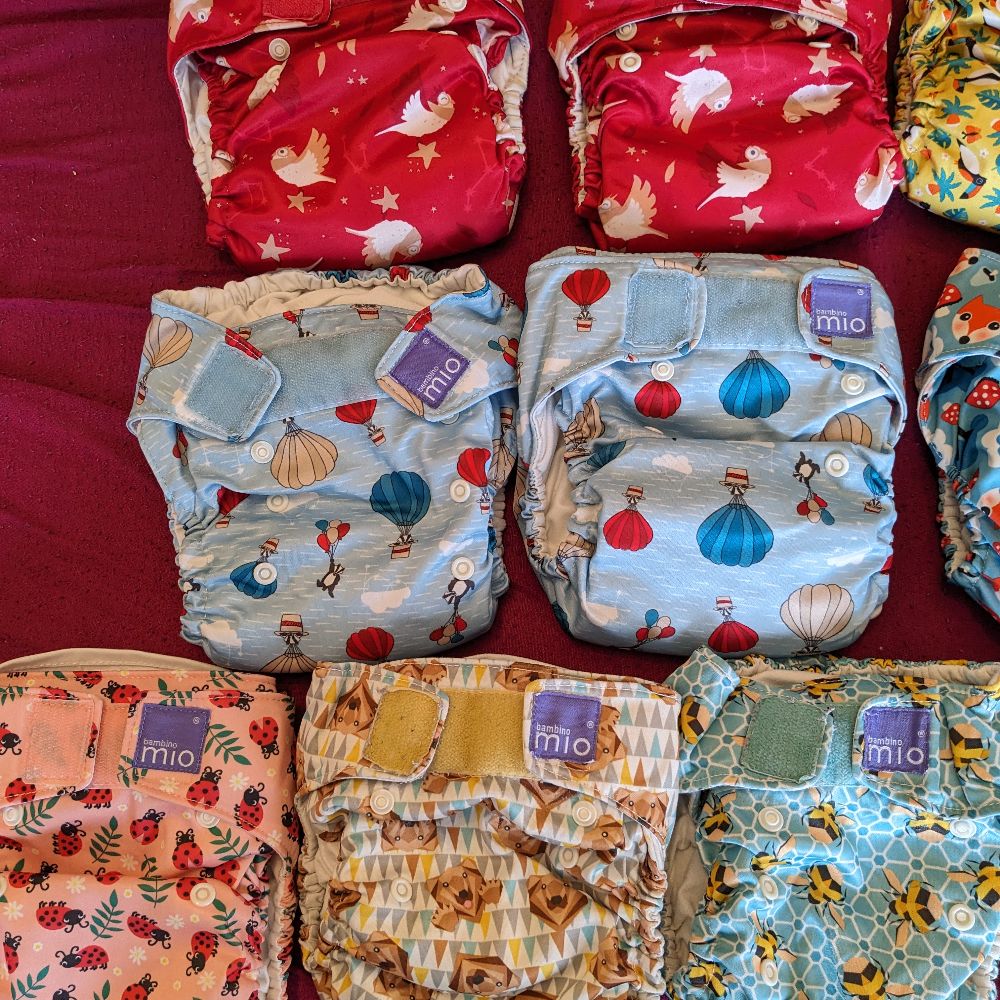 13x All-in-One Bambino Mio Stoffwindeln