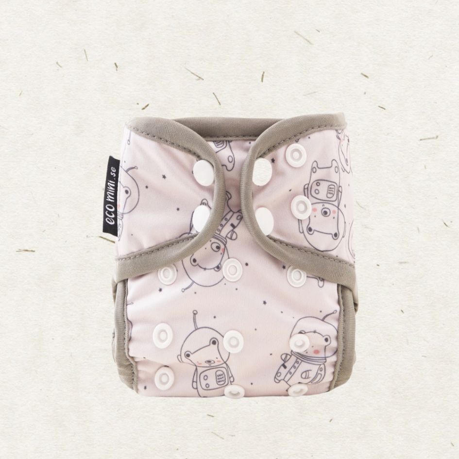Eco Mini Überhose Newborn mit Druckknöpfen
