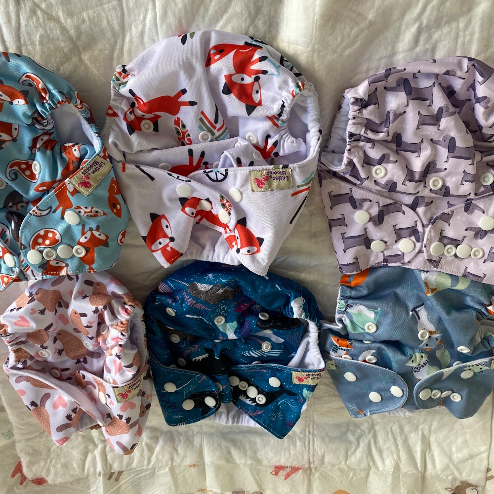 12x Little Bloomz Pocket Windeln 3-15 kg