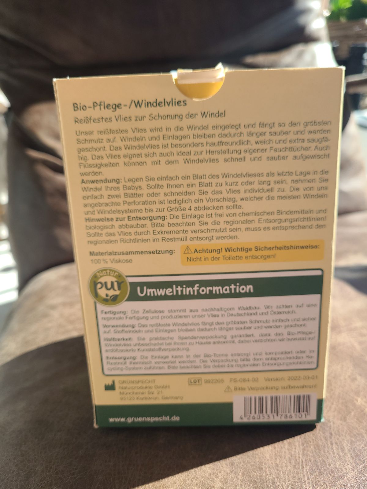 Bio Windelfließ
