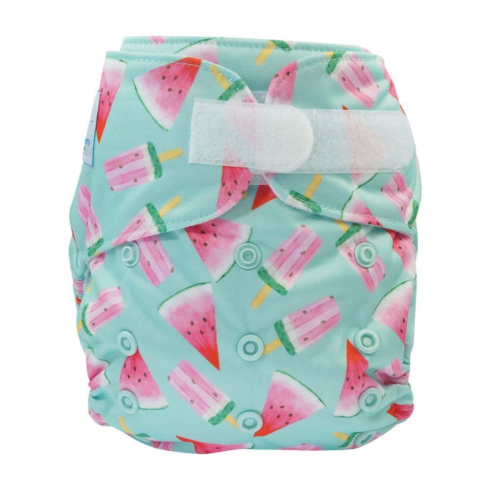 Blümchen Taschenwindel Hüllen One Size (Klettverschluss) ohne Saugeinlage