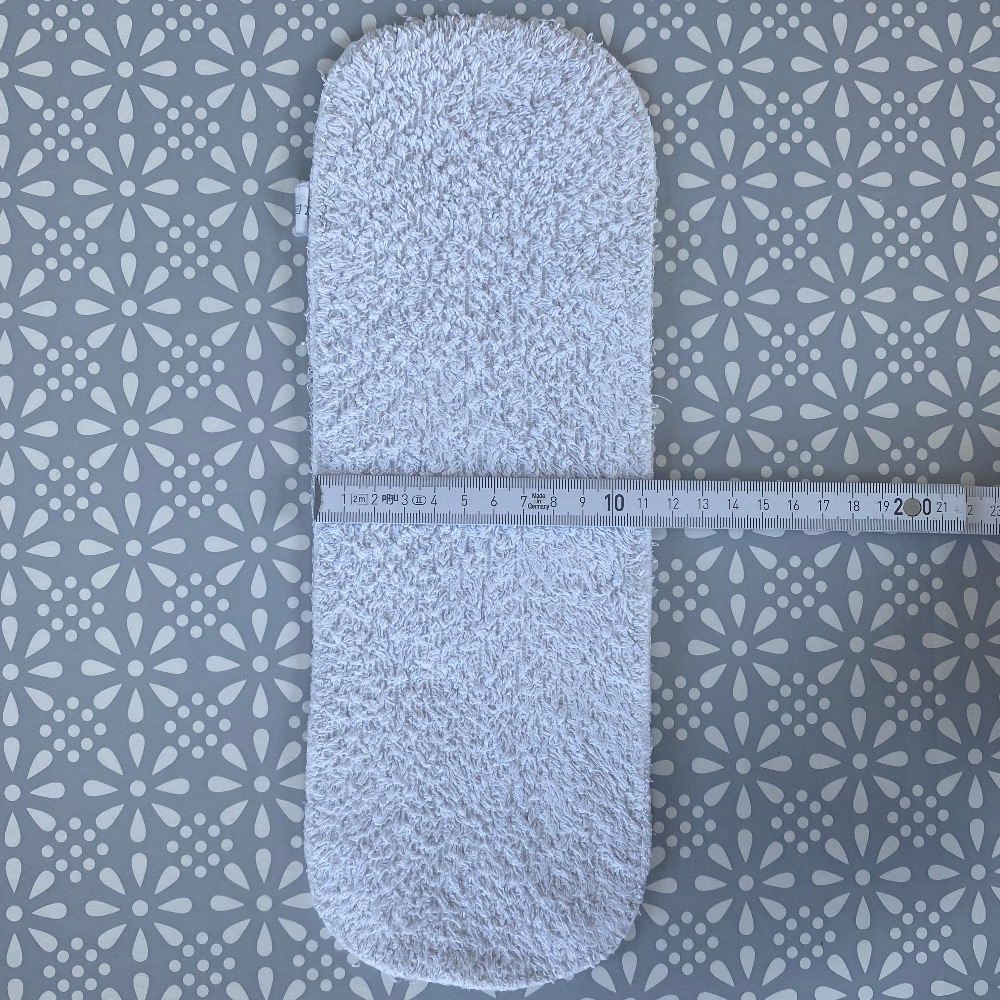 5 zweilagige Baumwoll-Einlagen für Stoffwindeln, Größe 32 x 11 cm