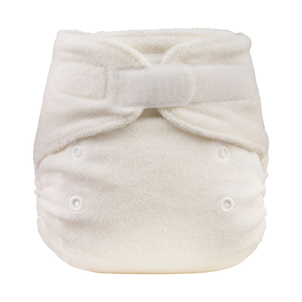 Blümchen Höschenwindel Bambusviskose Newborn mit Klettverschluss