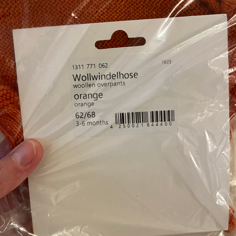 3 x Disana Wollüberhose Gr. 62 68
