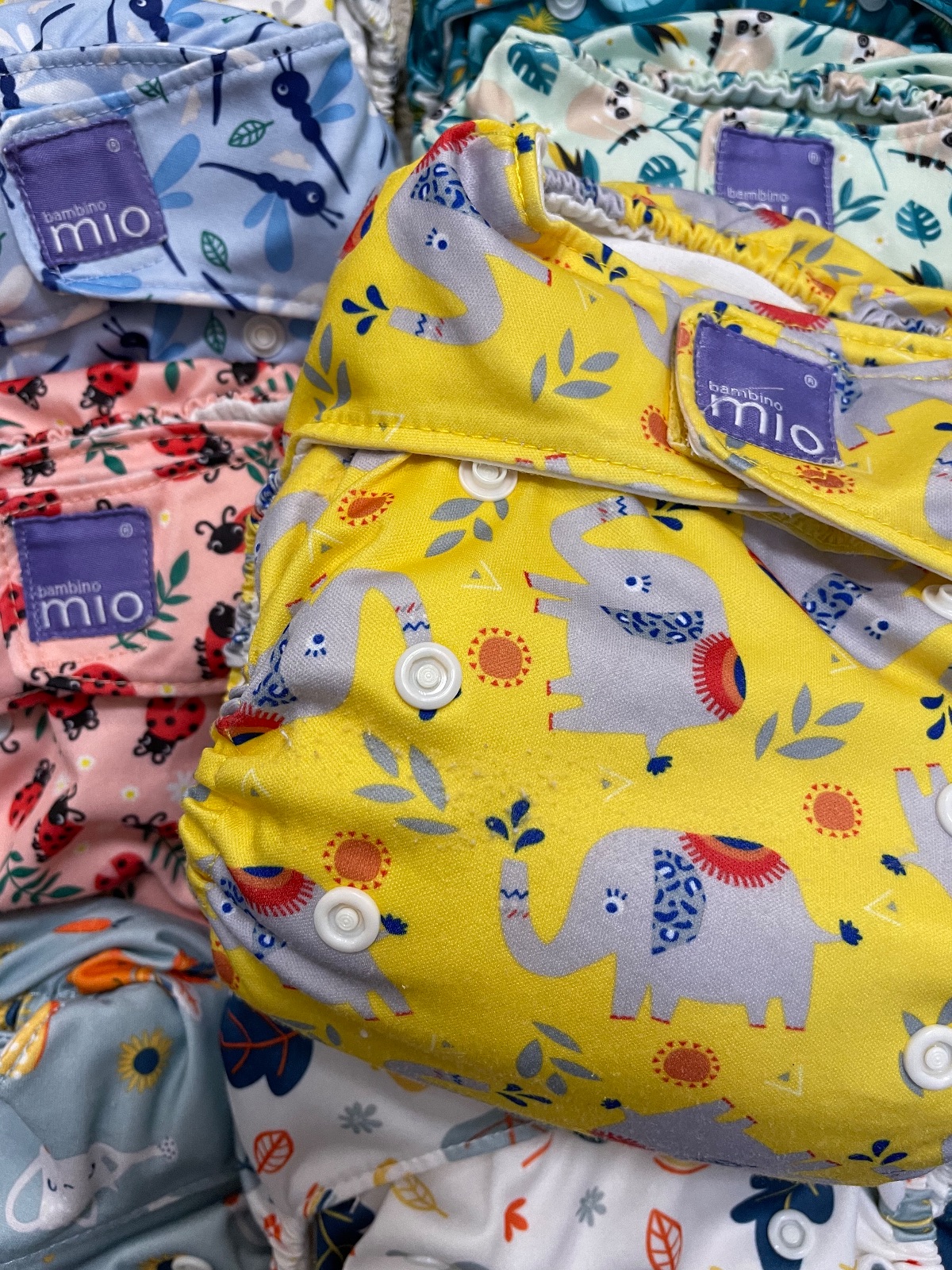 24x Bambino Mio Miosolo All In One Aio Stoffwindeln zu verkaufen