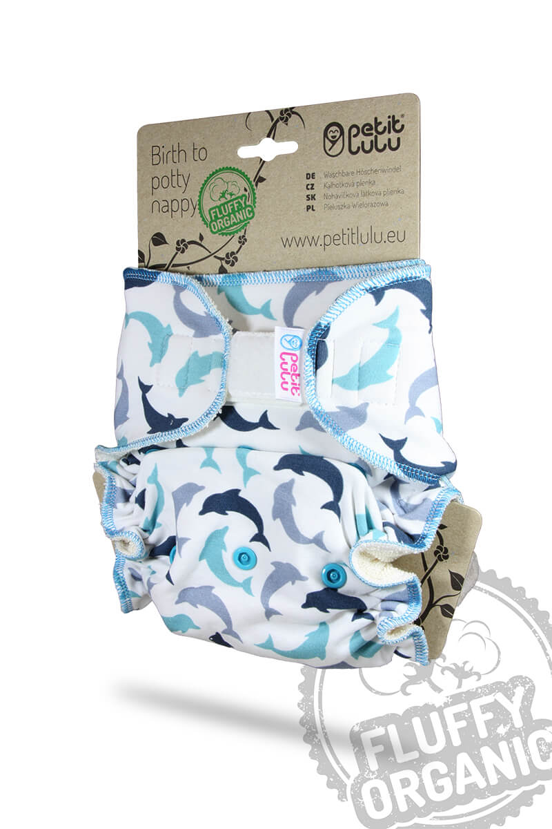 Petit Lulu Höschenwindel Fluffy Organic One Size mit Klettverschluss