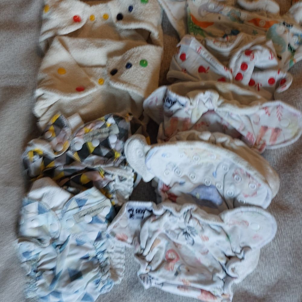 Set Nachtwindeln Newborn und Onesize