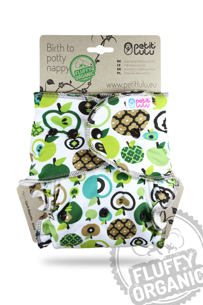Petit Lulu Höschenwindel Fluffy Organic One Size mit Druckknöpfen