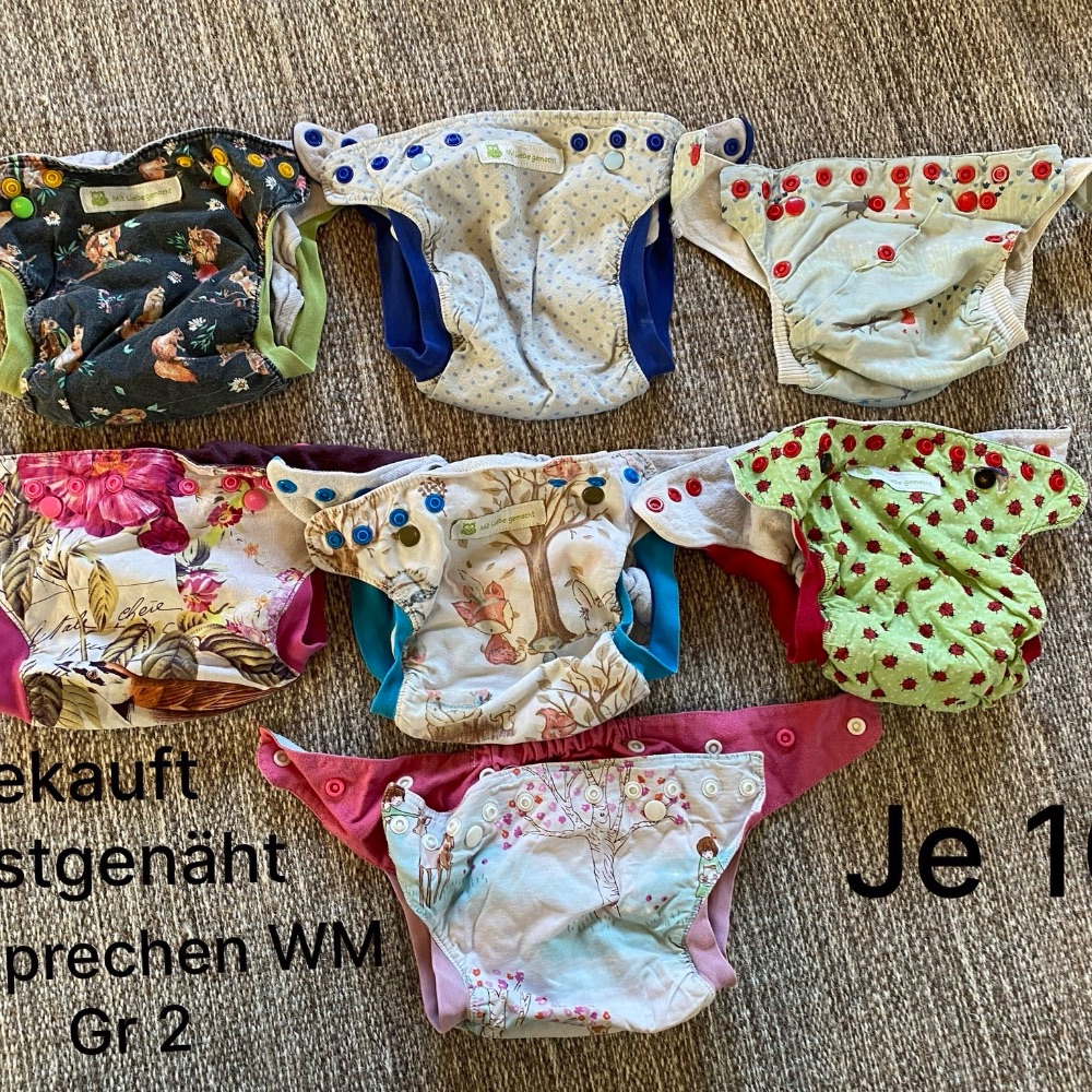 Großes Stoffwindelpaket Windelmanufaktur, Kakadoo und Selfmade ohne Saugmaterial