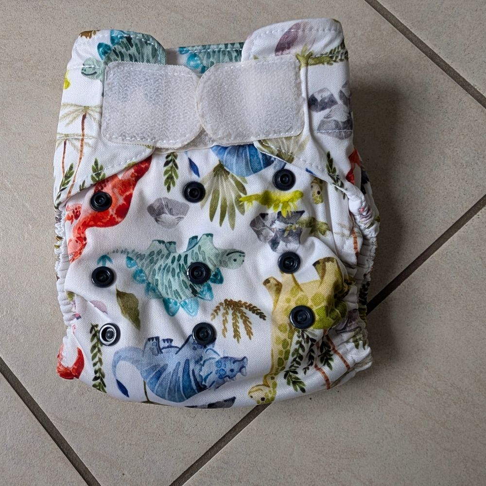 Stoffwindel Paket AIO One Size Bambino Mio Thirsties Blümchen