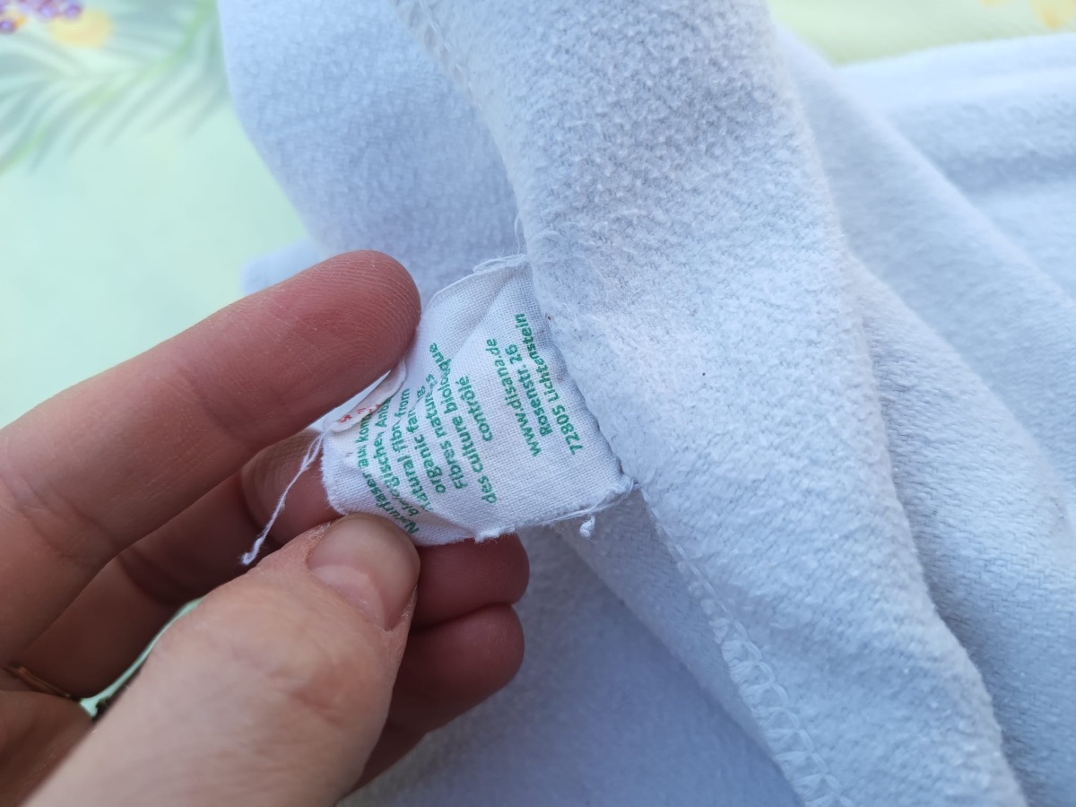 10 Prefold Molton Einlagen von Disana Baumwolle Bio
