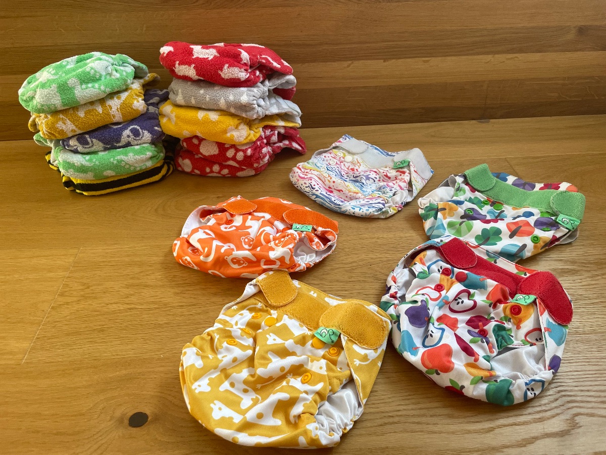 10x Bamboozle Höschenwindel und 5x PeeNut wrap Set