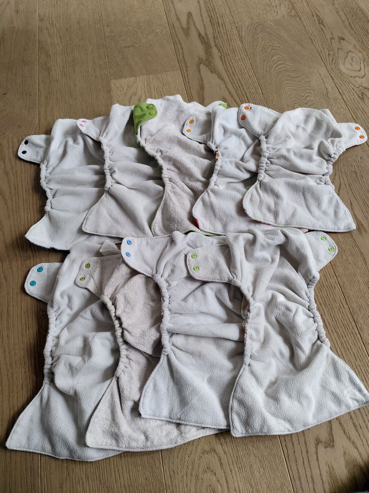 9x Blueberry One Size Pocket ohne Einlage
