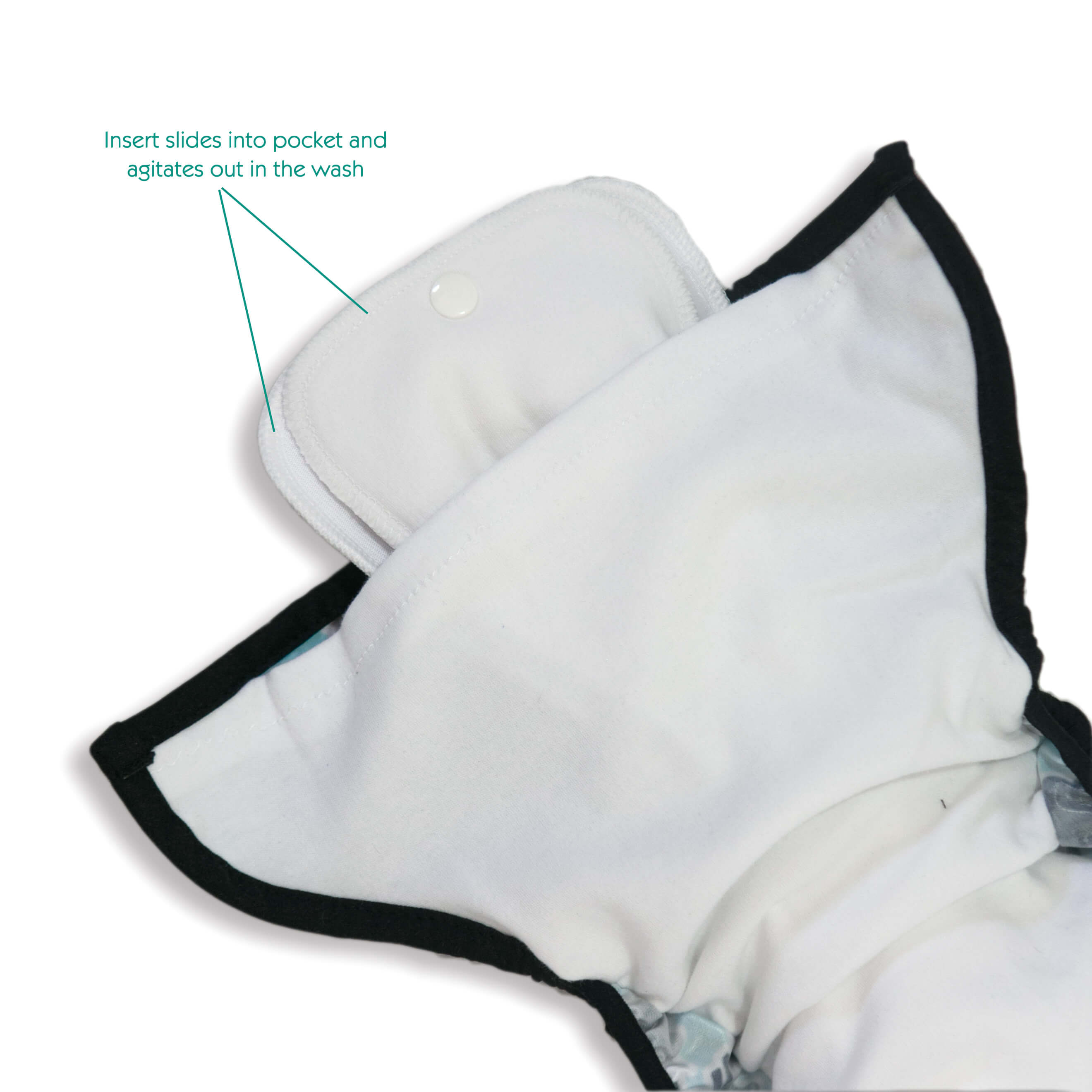 Thirsties Natural Pocketwindel One Size mit Druckknöpfen