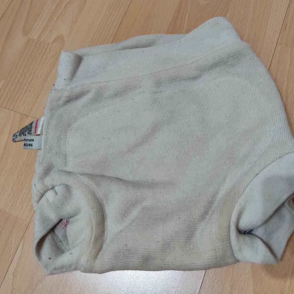 emilino Schlupfüberhose aus Wolle, Wollüberhose Gr. 80-86