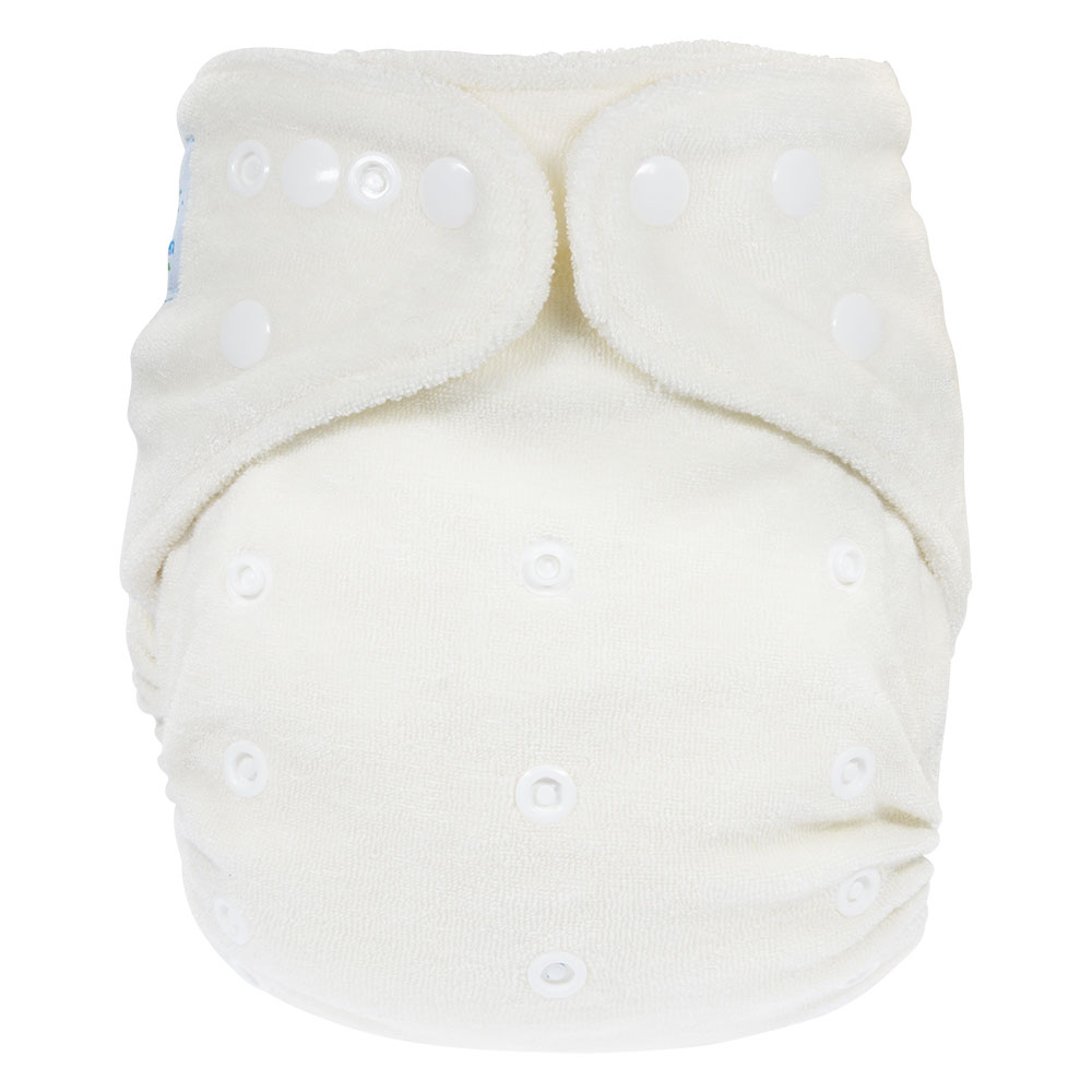 Blümchen Höschenwindel Bambuszellfasern One Size mit Druckknöpfen