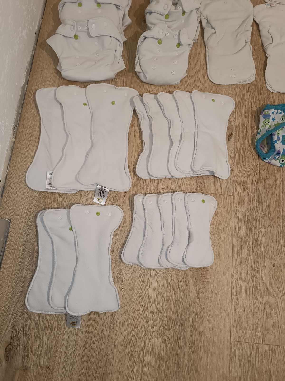 Stoffwindelset xxl Petit lulu Mommy Mouse Pul Höschenwindeln Fleece Wetbags