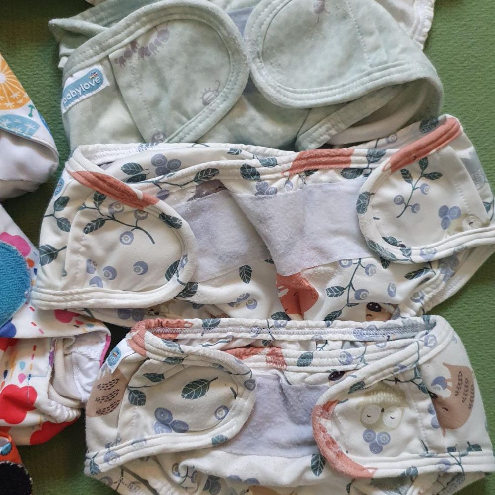 Fröhliches Stoffwindelpaket