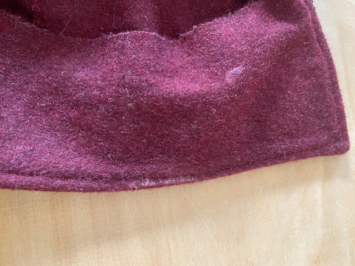 HUDA Wollklett rot L