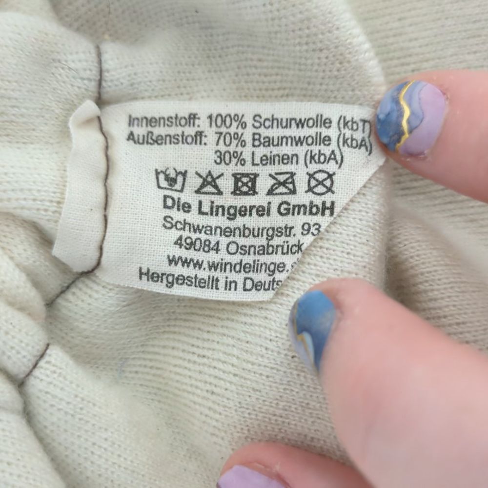 Wollüberhose Überhose Wolle Elch Windelinge onesize