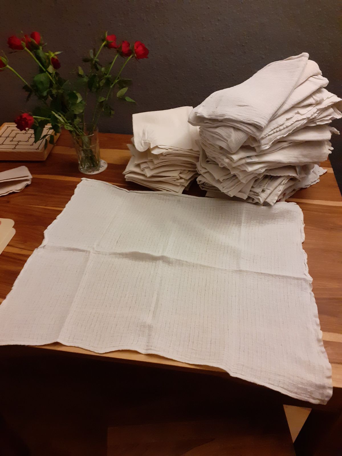 60 mullwindeln inklusive Moltontücher