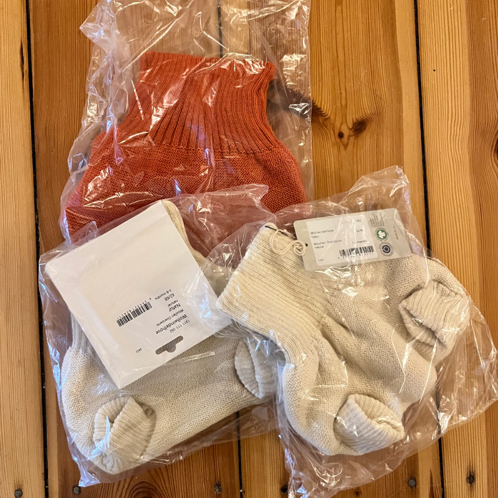 3 x Disana Wollüberhose Gr. 62 68