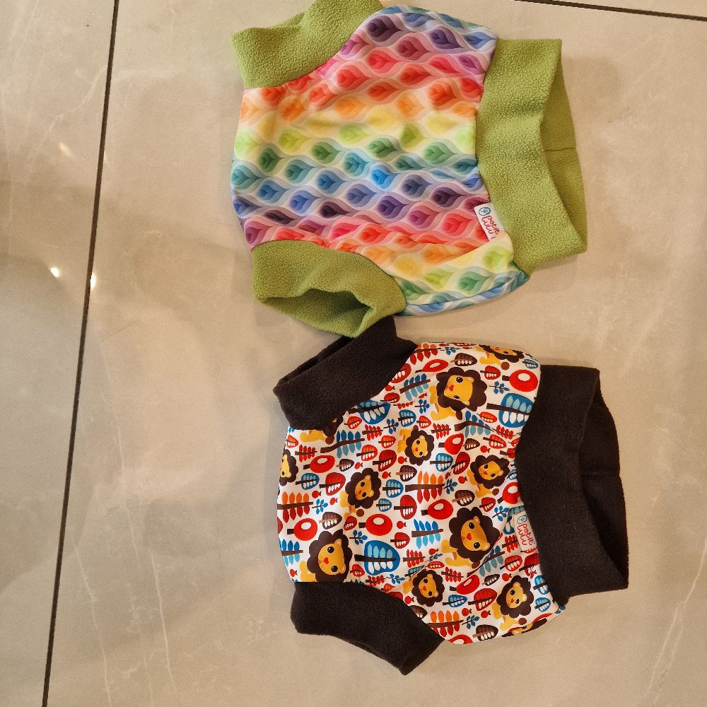 2 Petit Lulu Überhosen Größe L 9-13 kg
