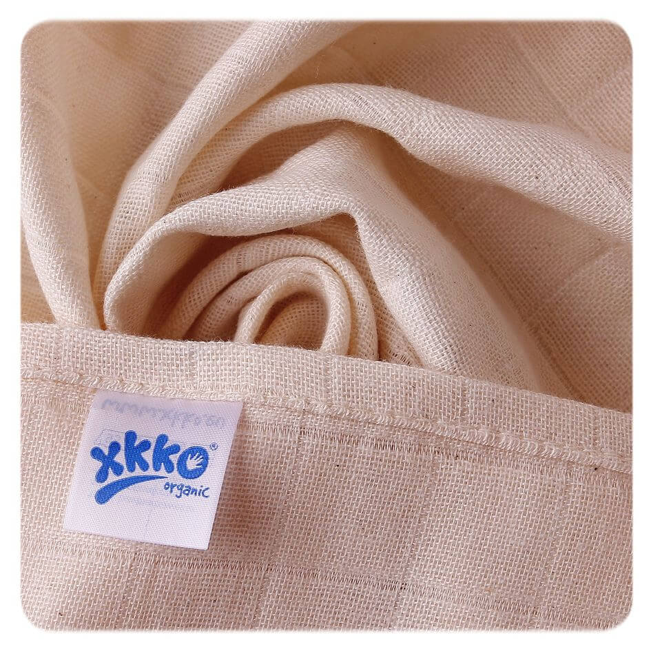XKKO Mullwindeln Bio-Baumwolle 70 x 70 cm 5 Stück