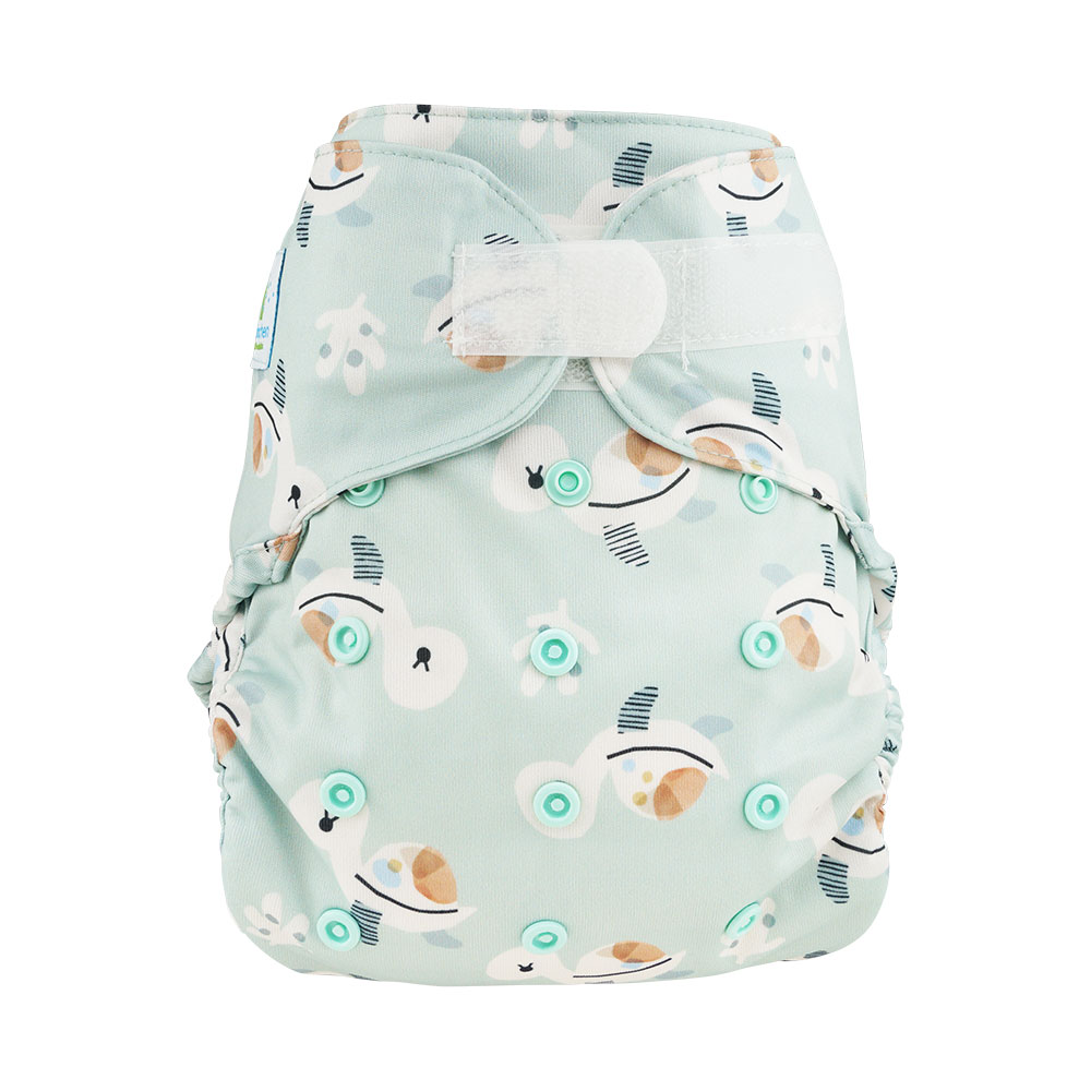 Blümchen Überhose One Size mit Klettverschluss
