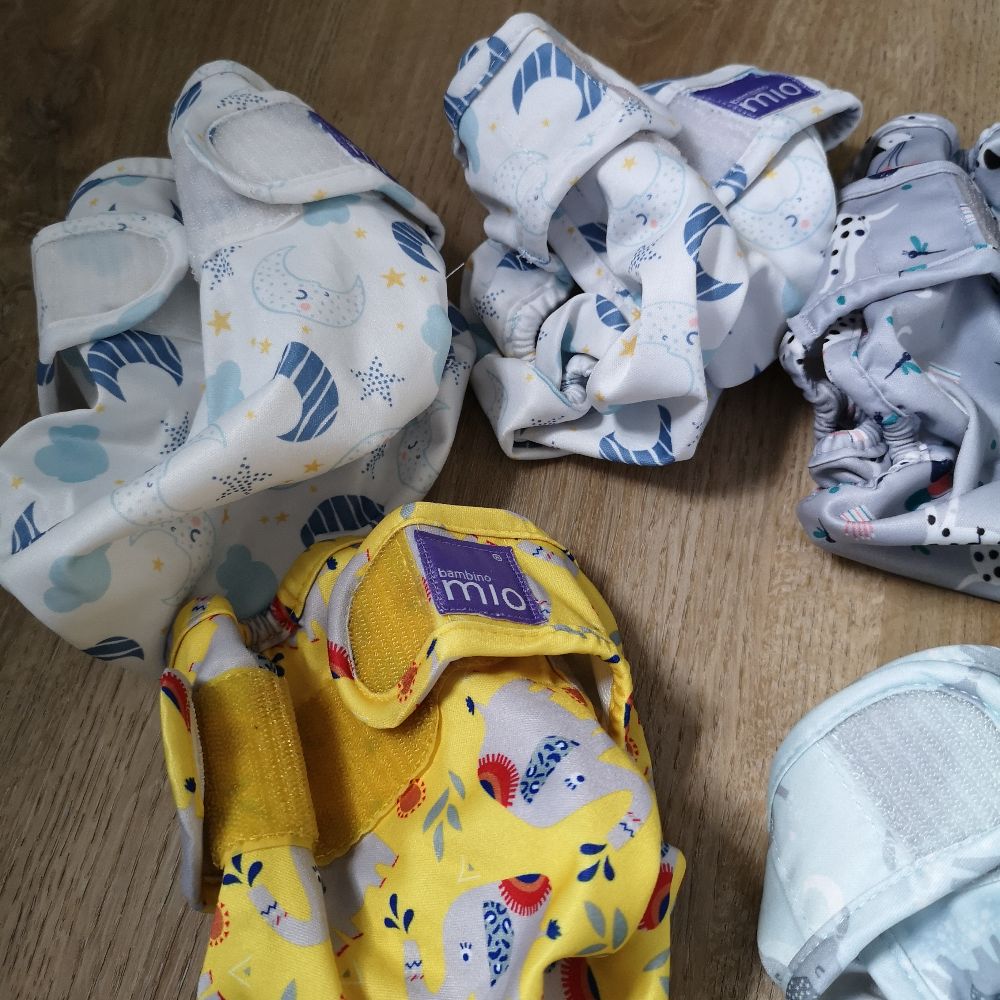 Verschiedene Pocketwindeln mit super erhaltenen Saugeinlagen