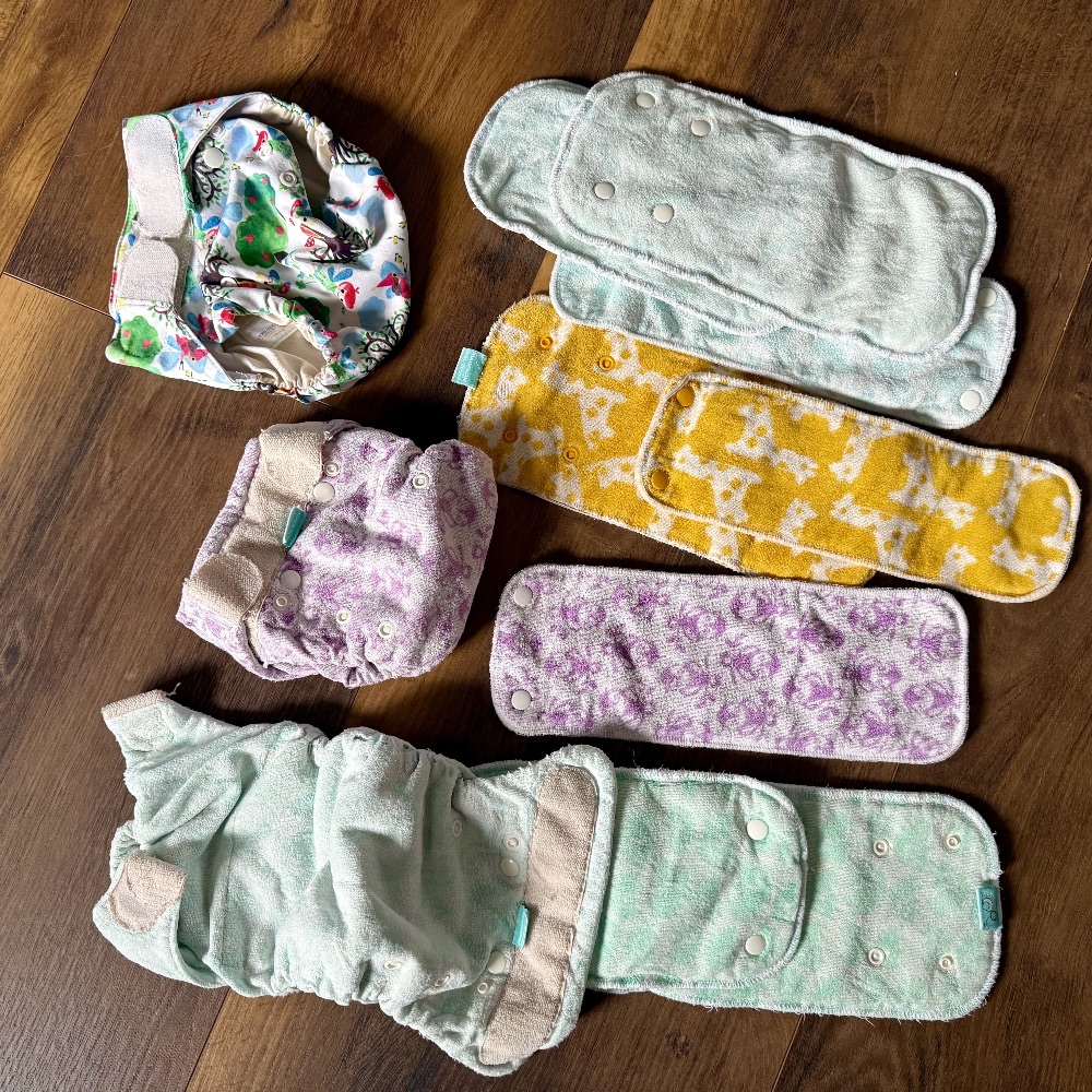 Großes Stoffwindelpaket - Starterset - Bambino Mio, Blümchen, Petit Lulu, TotsBots