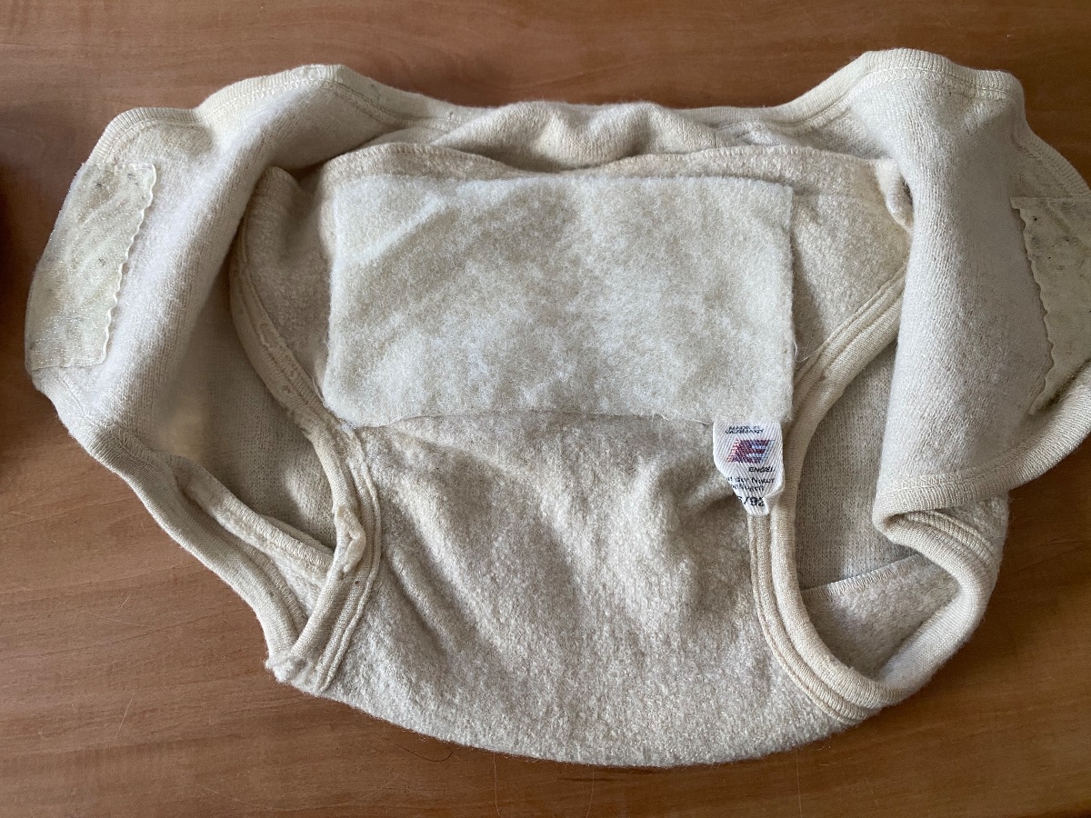 Wollüberhose Engel und PuraLana