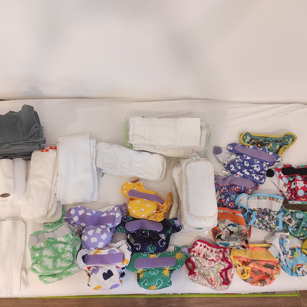 Stoffwindelpaket von Geburt bis Töpfchen