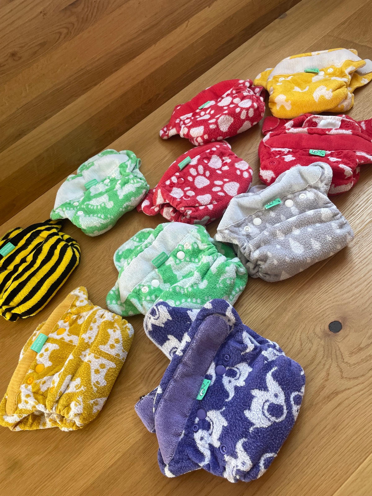 10x Bamboozle Höschenwindel und 5x PeeNut wrap Set