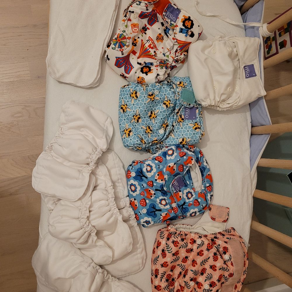 Großes Bambino mio AIO Stoffwindelpaket mit Einlagen
