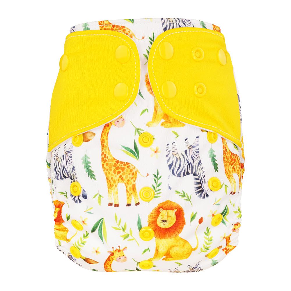 Blümchen Taschenwindel Hüllen One Size (Druckknöpfe) ohne Saugeinlage