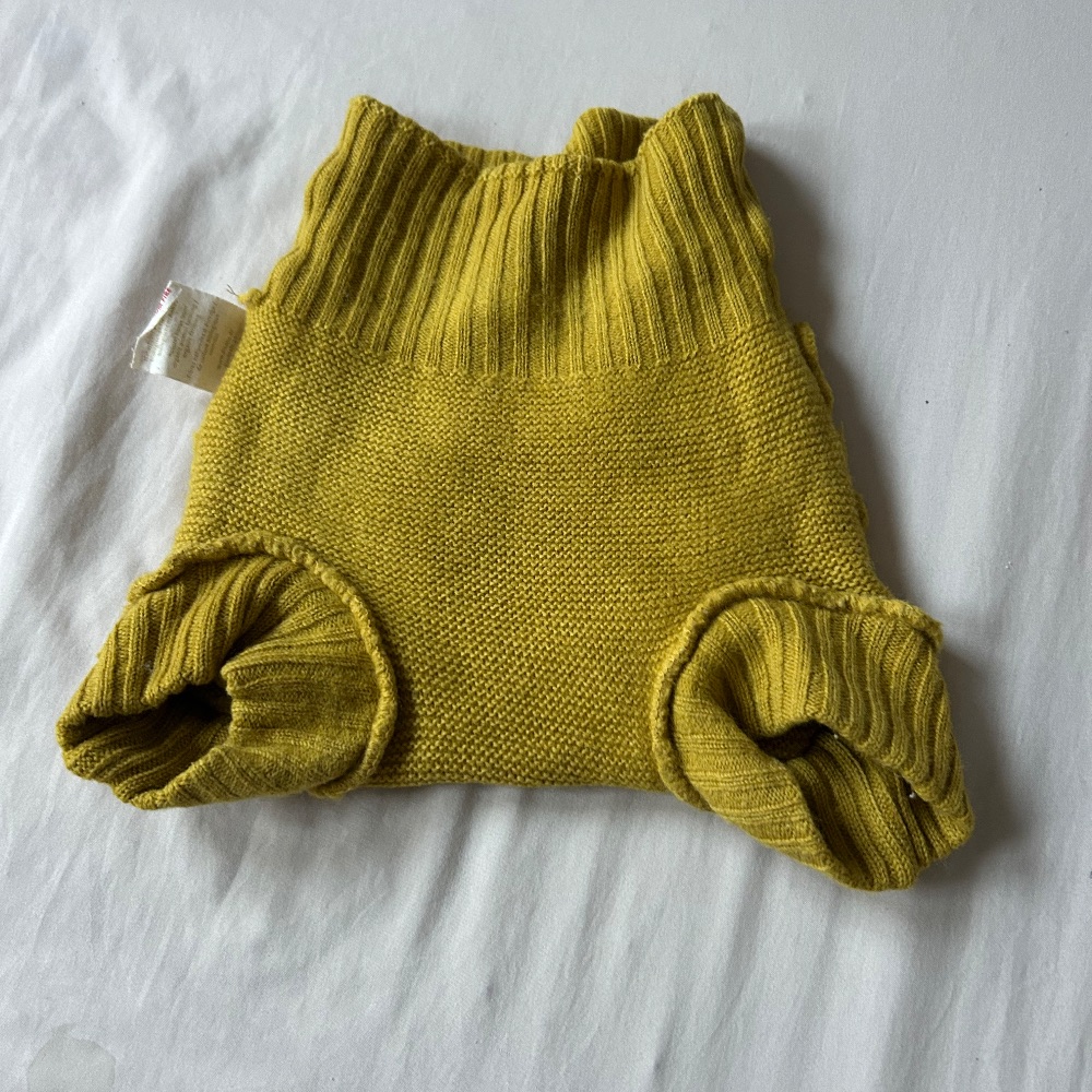 Wollüberhose