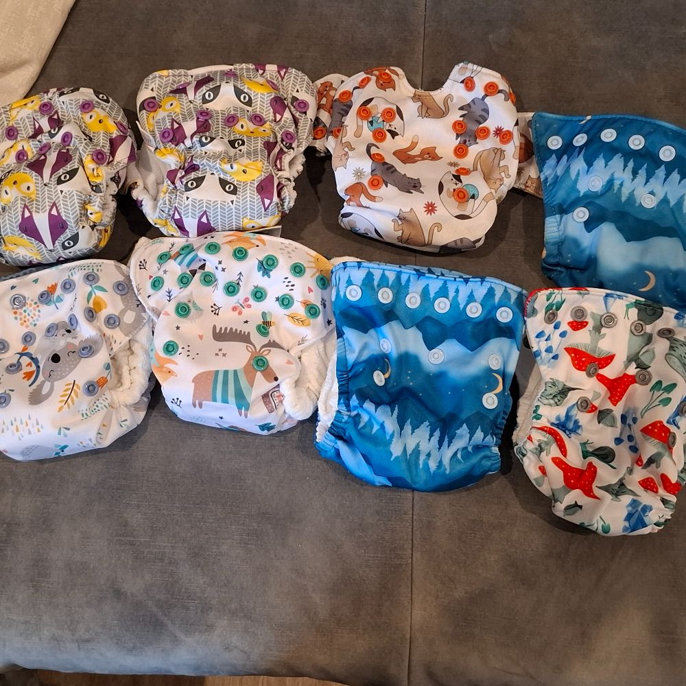 Newborn Stoffwindeln AI2 und AIO